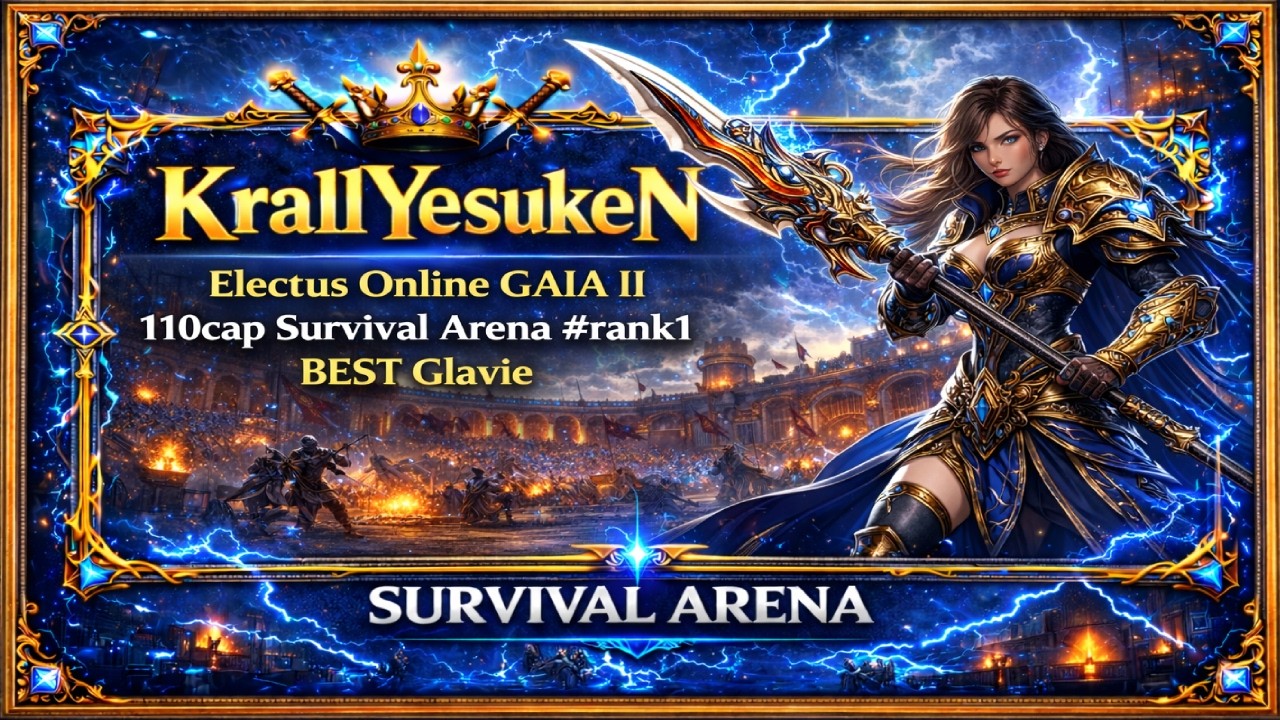 Electus Online GAIA II 110cap Survival Arena #rank1 BEST Glavie