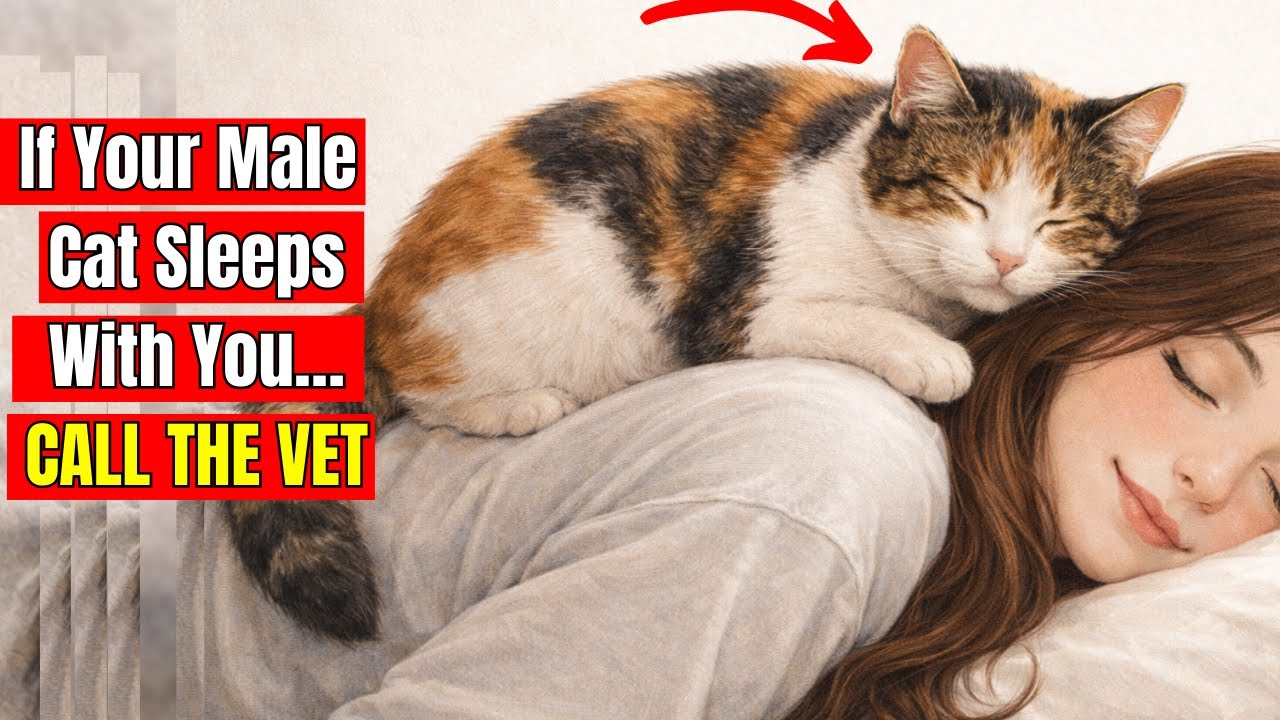 If Your Male Cat Sleeps With You, He&rsquo;s Sending a Message You&rsquo;re Ignoring