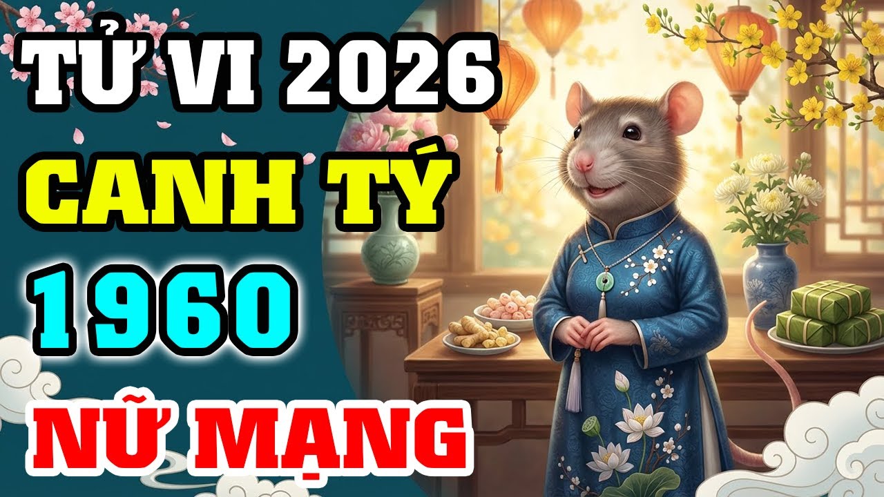 Tử Vi Tuổi Canh Tý 1960 Nữ Mạng Năm 2026: Vượt Hạn Thái Bạch Đón Cát Tường Như Ý