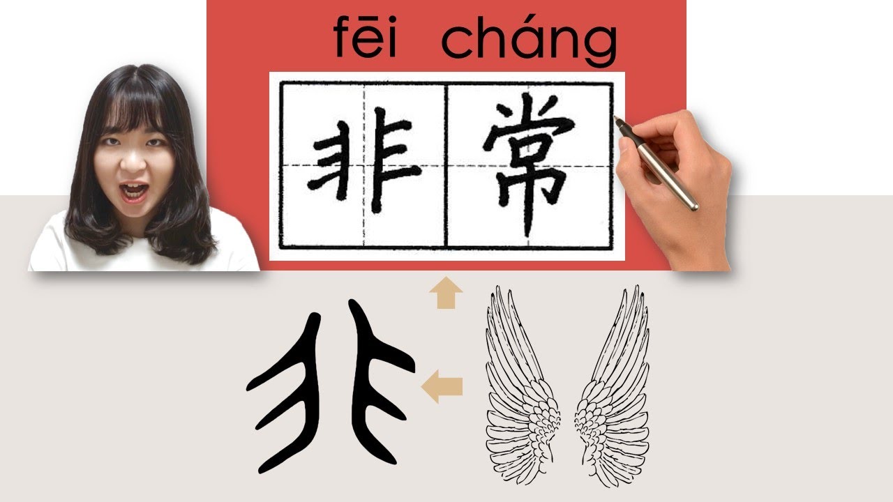 【NEW HSK1】#hsk2 _How to Pronounce/Say/Write:非常/feichang/(very) Chinese Vocabulary/Character/Radical