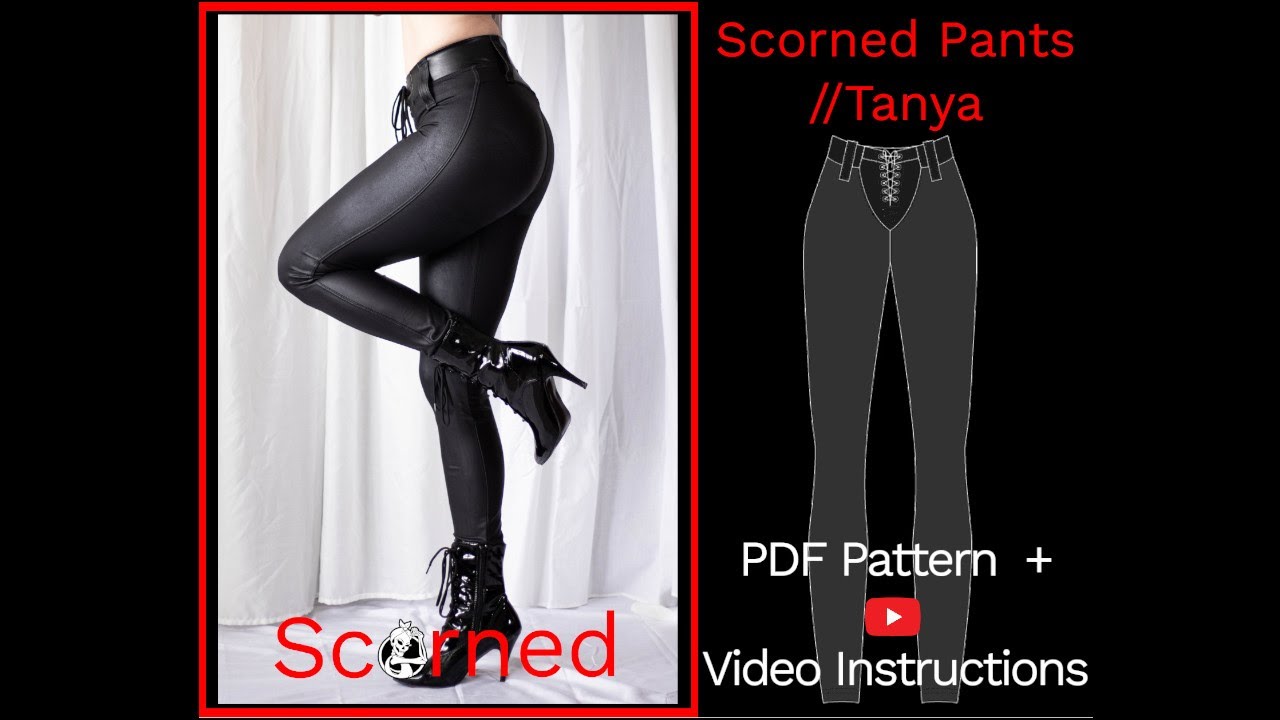 Scorned Pants // Tanya - Sewing Pattern Instructions