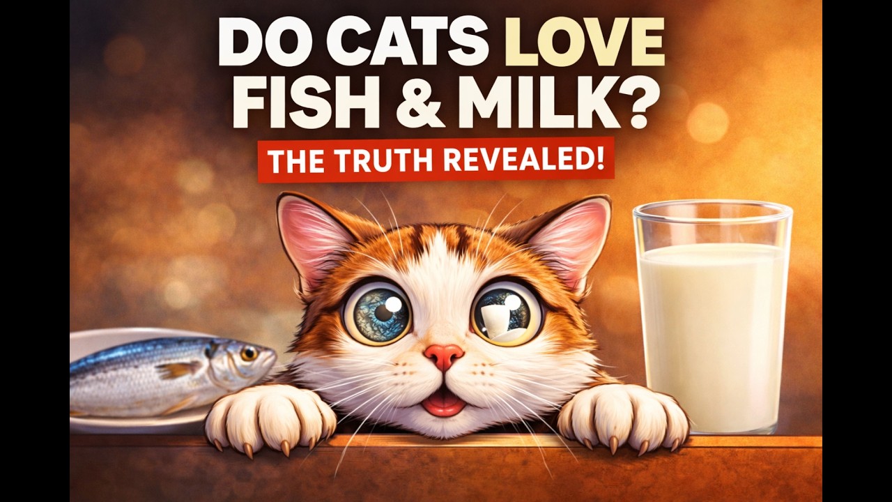 Why Cats Love Fish & Milk    The Truth 🐟🥛💖