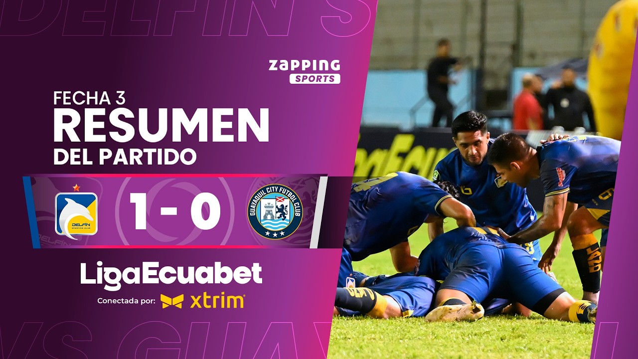 Delfín SC 1 - 0 GYE City / Fecha 3 / Liga Ecuabet conectada por Xtrim 2026