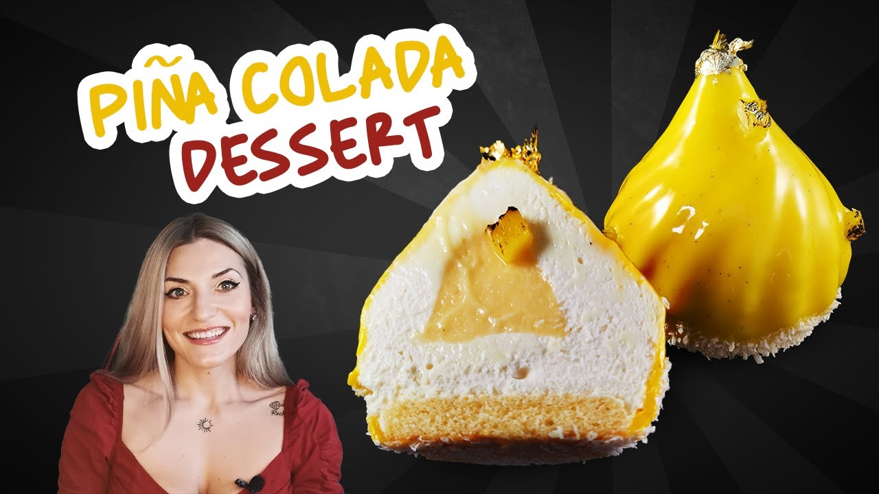 Piña Colada Dessert | Pineapple & Coconut Petit Gâteau