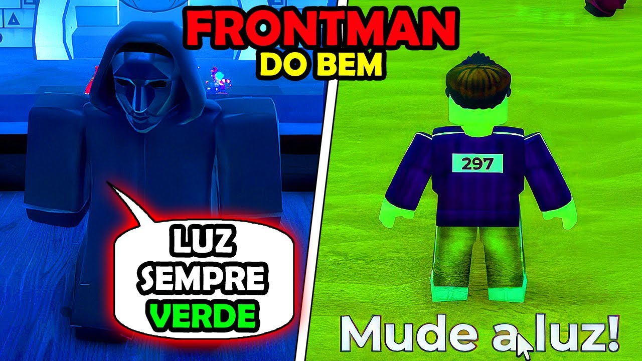 Virei o FRONTMAN DO BEM e FAÇO DE TUDO PARA AJUDAR no SQUID GAME no Roblox