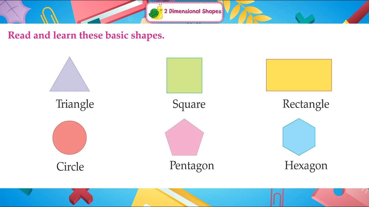 Ch 29 | Ace Publishing House | Table Book | UKG | 2 Dimensional Shapes |  For children