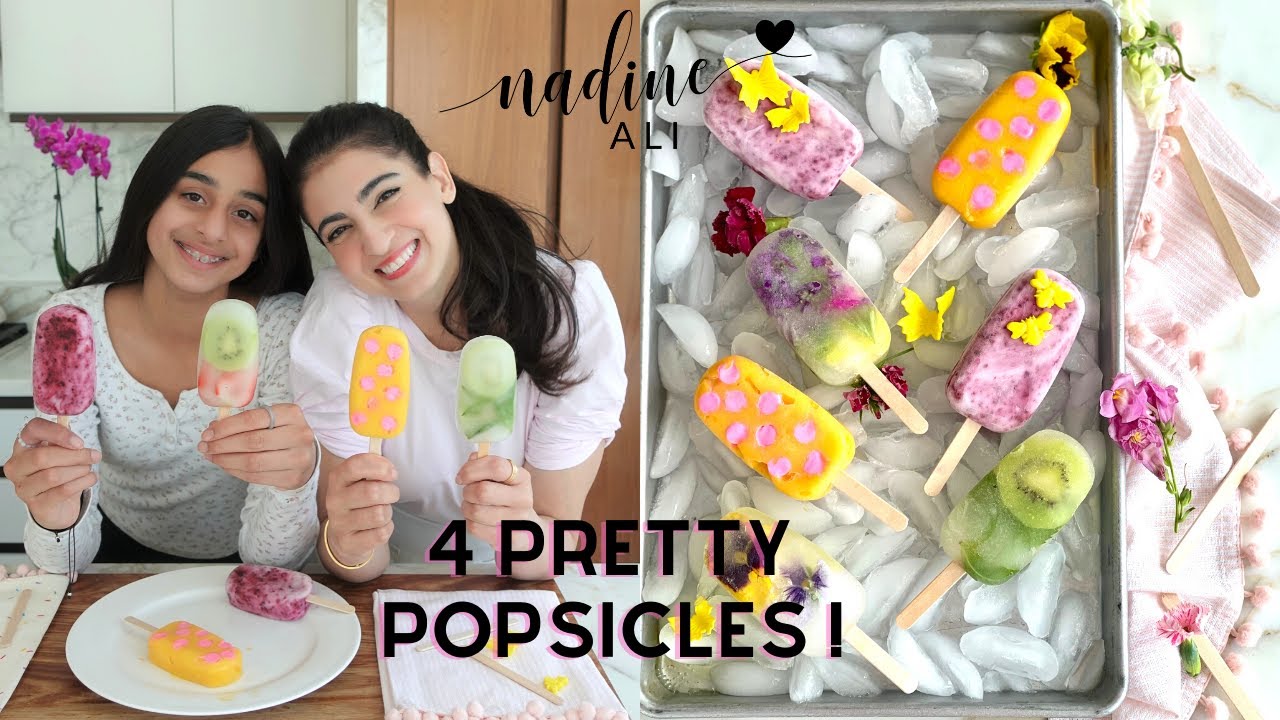 Best Homemade Popsicles | 4 Different Frozen Summer Treats | Easy Popsicle recipes for summer!
