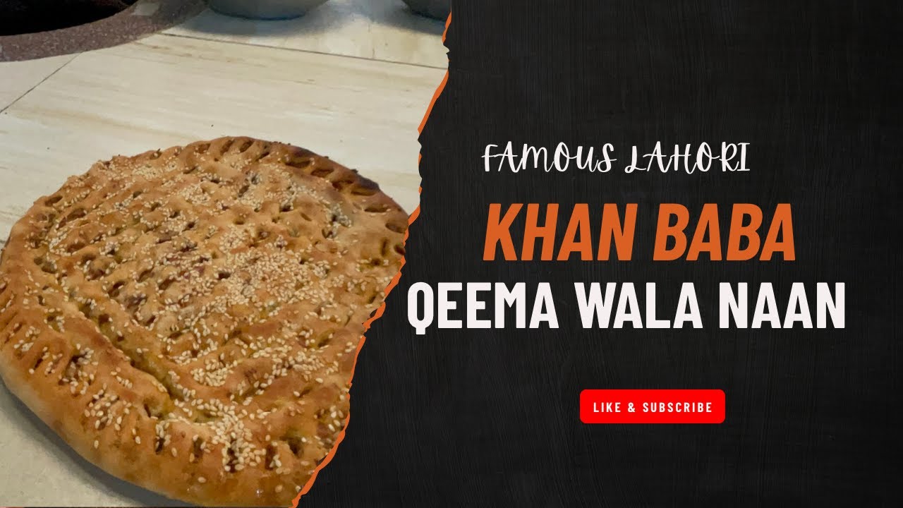 Famous Lahori Qeema Naan | Khan Baba #travel #bbqmeat #lahore #streetfood #food #foodies #pakistan