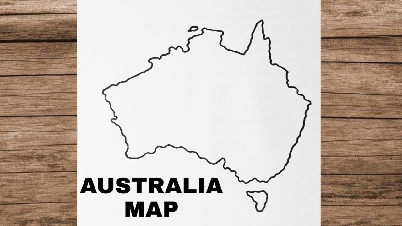 How To Draw Map of Australia