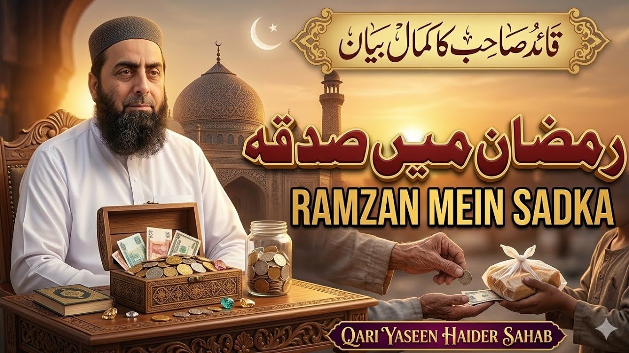 Ramzan Mein SadaqahBayan: Maulana Qari Yaseen Haider Sahib