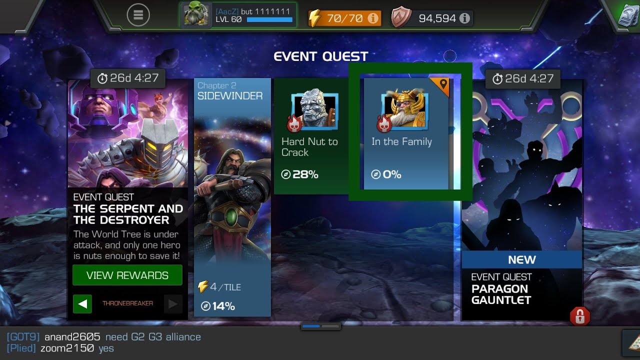 THRONEBREAKER EQ 2.2 EASY PATH MARCH 2024 MCOC GUIDE 🧐🧐🧐🧐
