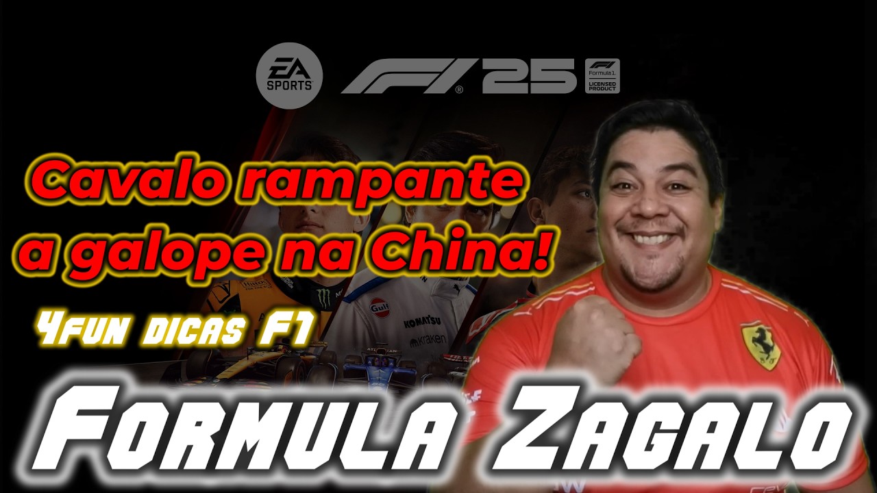 Cavalo rampante a Galope na China - F&oacute;rmula Zagalo