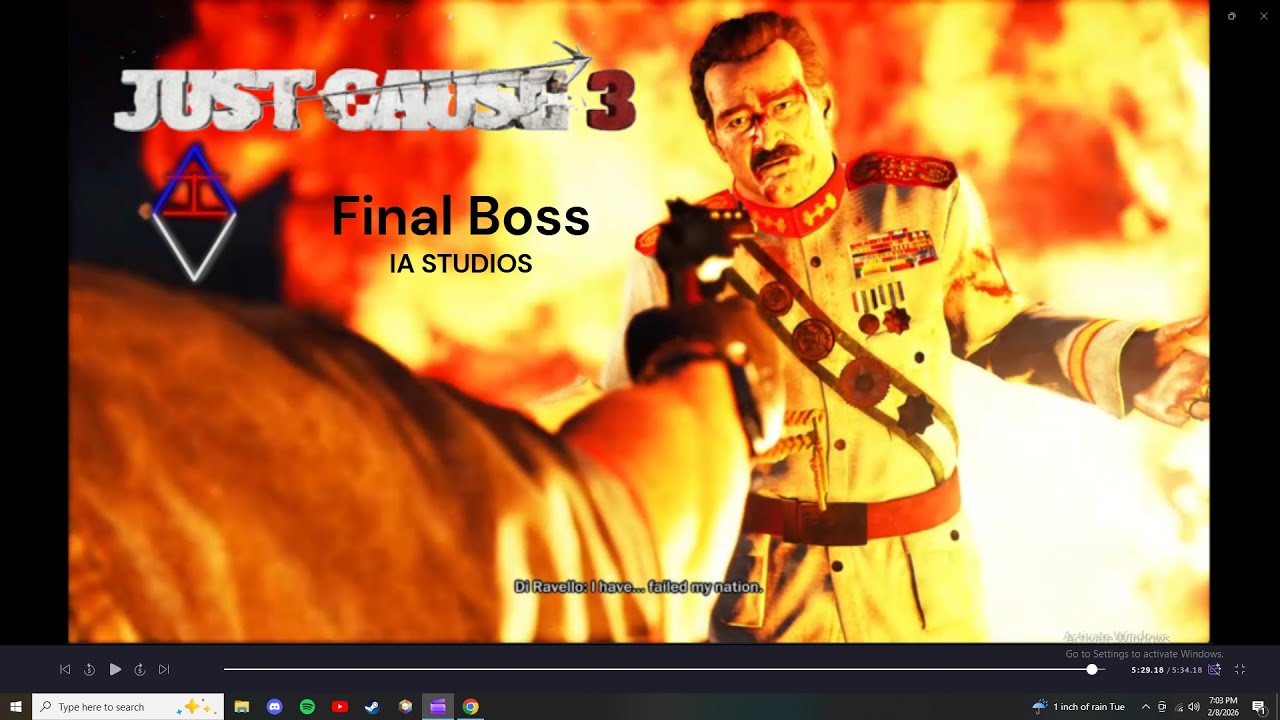 JUST CAUSE 3 FINAL BOSS FIGHT