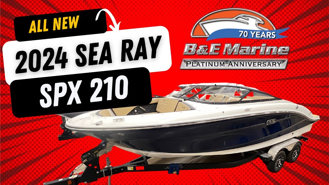 The ALL NEW 2024 Sea Ray SPX 210 Bow Rider - Feature Walk Thru