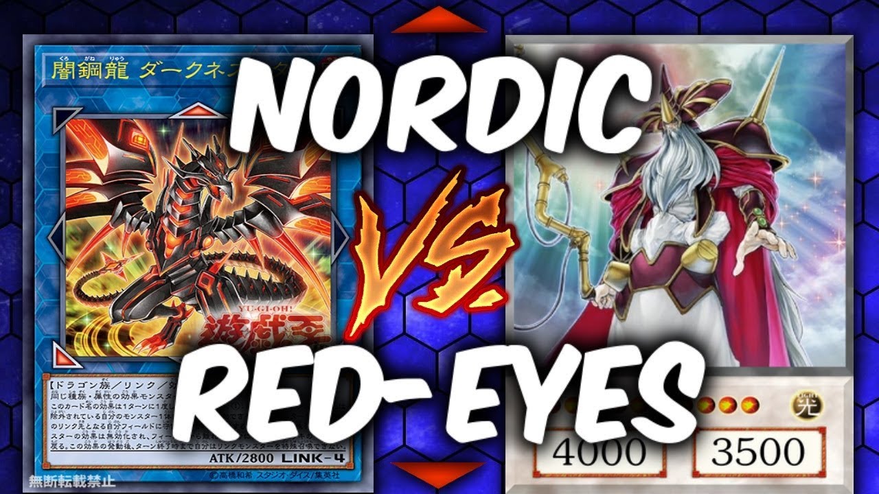 NEW DRAGONS! RED-EYES vs NORDIC (Yu-gi-oh God Card Deck Duel!)