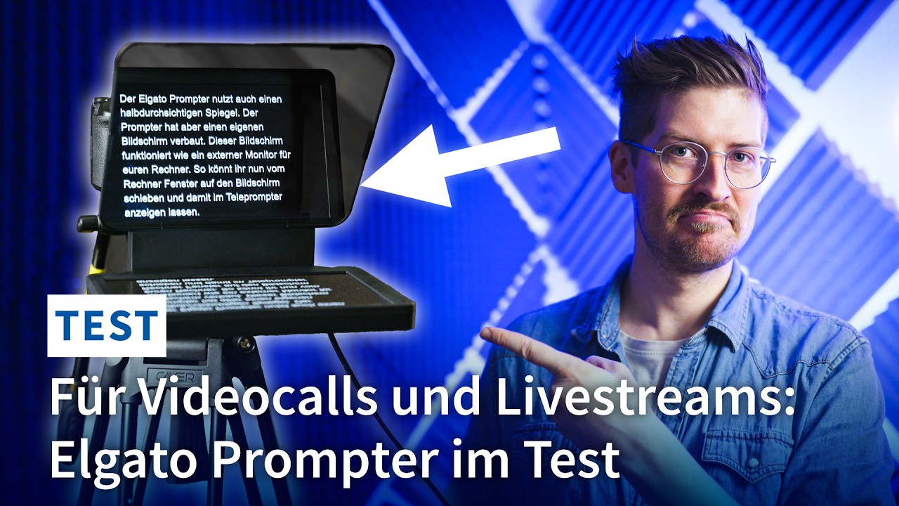 F&uuml;r Videocalls und Livestreams: Elgato Prompter im Test