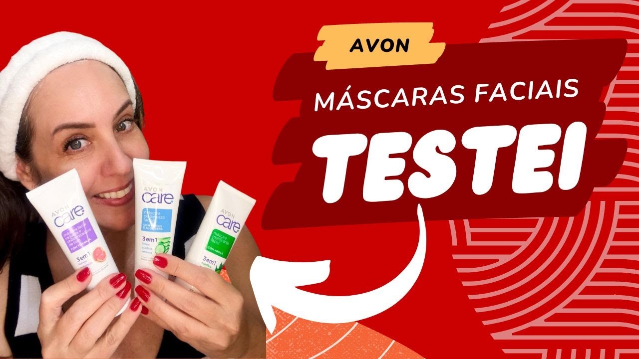 MÁSCARAS FACIAIS AVON CARE LANÇAMENTOS