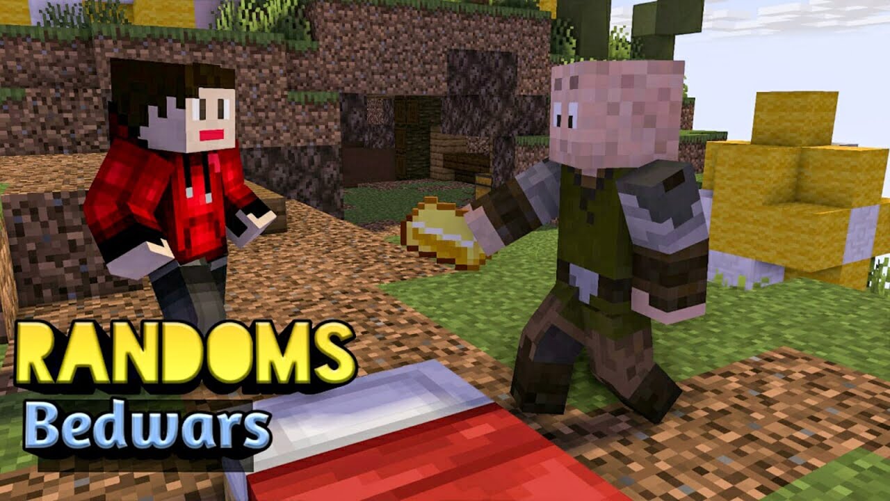 Playing BedWars With Random Team Mate !!! | Nether Games | Mcpe Hindi
