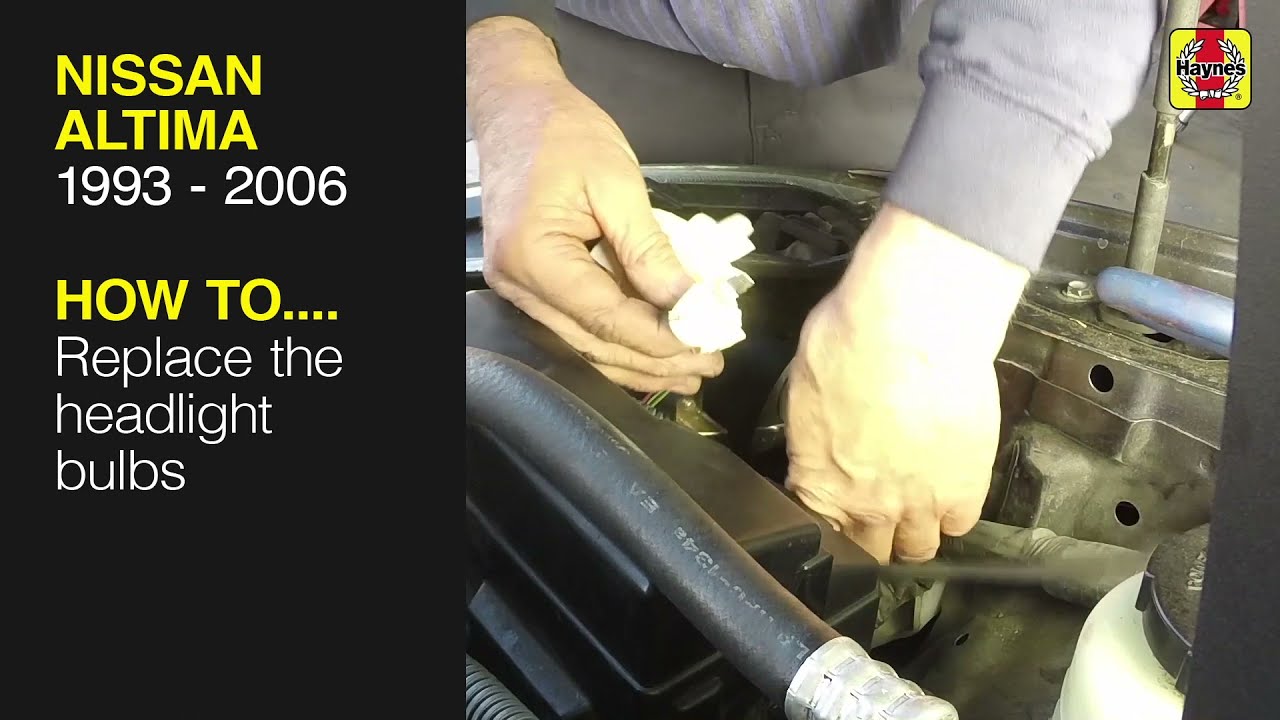 How to Replace the headlight bulbs on the Nissan Altima (1993 - 2006)