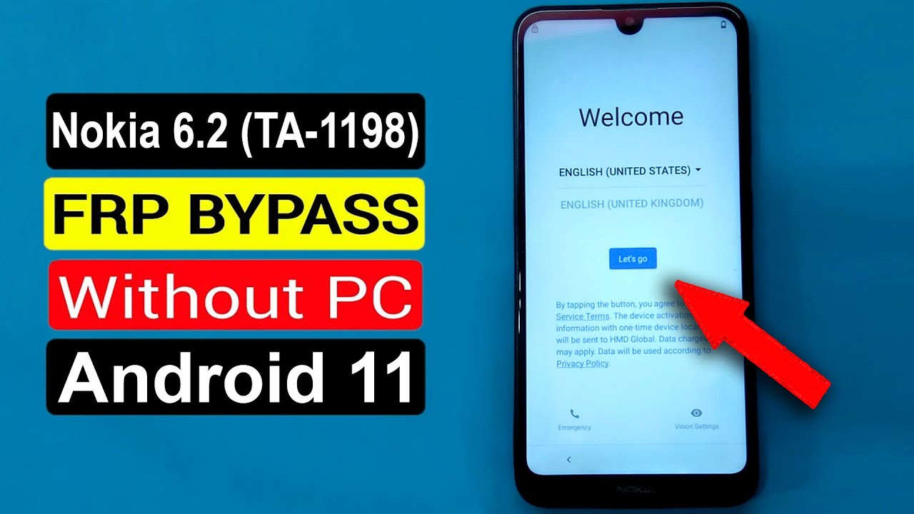 Nokia 6.2 FRP Bypass Easy Method Android 11 || Nokia (TA-1198) FRP Unlock Without Pc || 2021