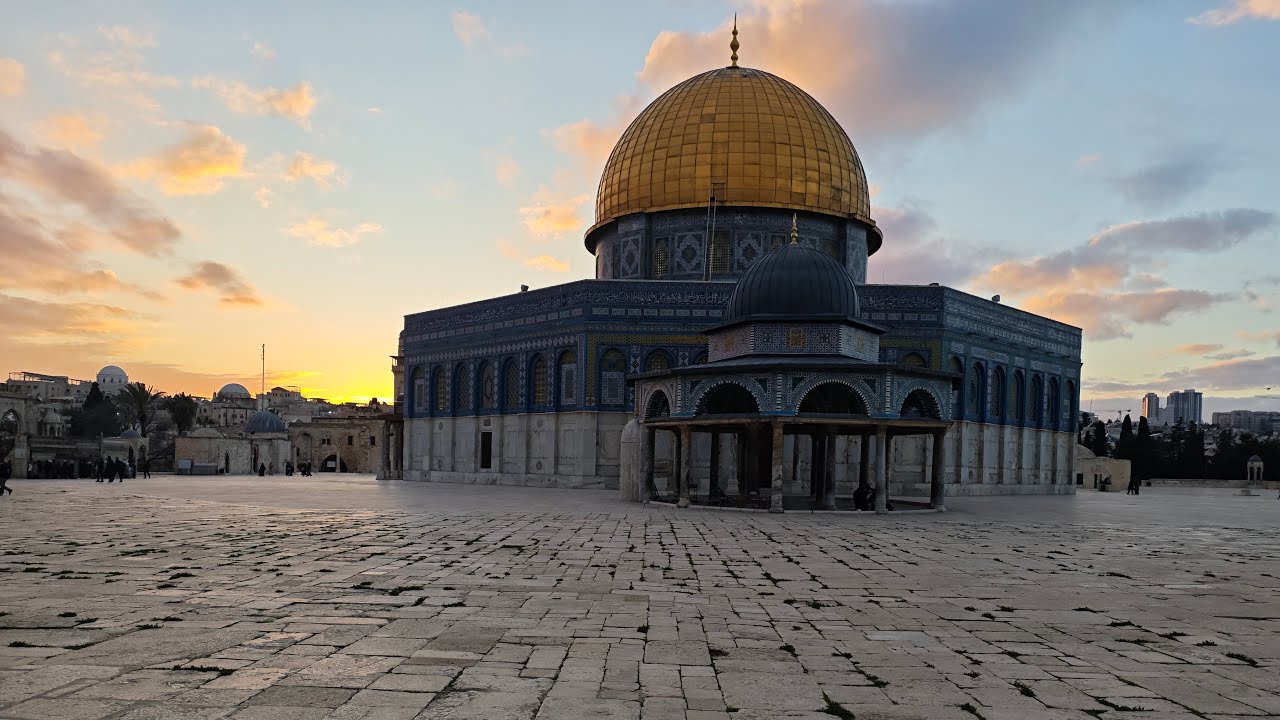 19.1.2026 أذان و صلاة المغرب من المسجد الأقصى المبارك Maghrib prayer from the blessed Al-Aqsa Mosque