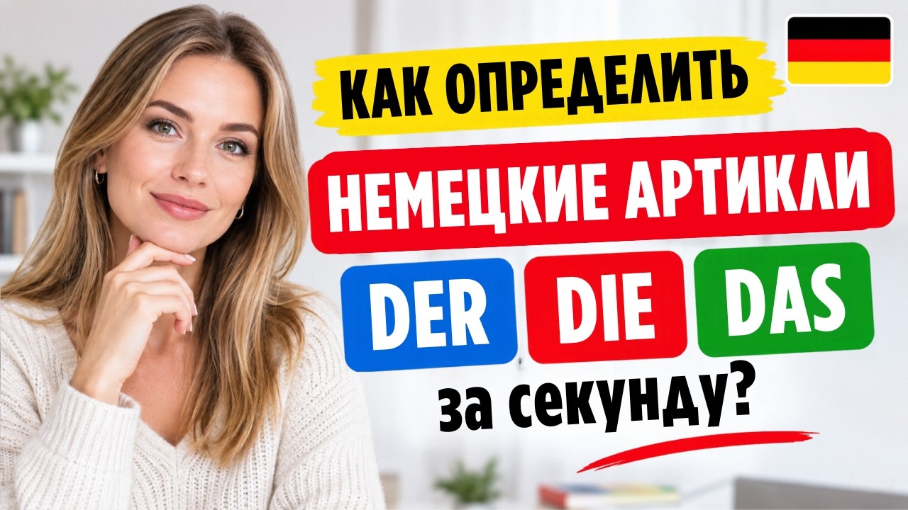 Немецкие артикли: Секреты der, die, das! 🗣️🇩🇪