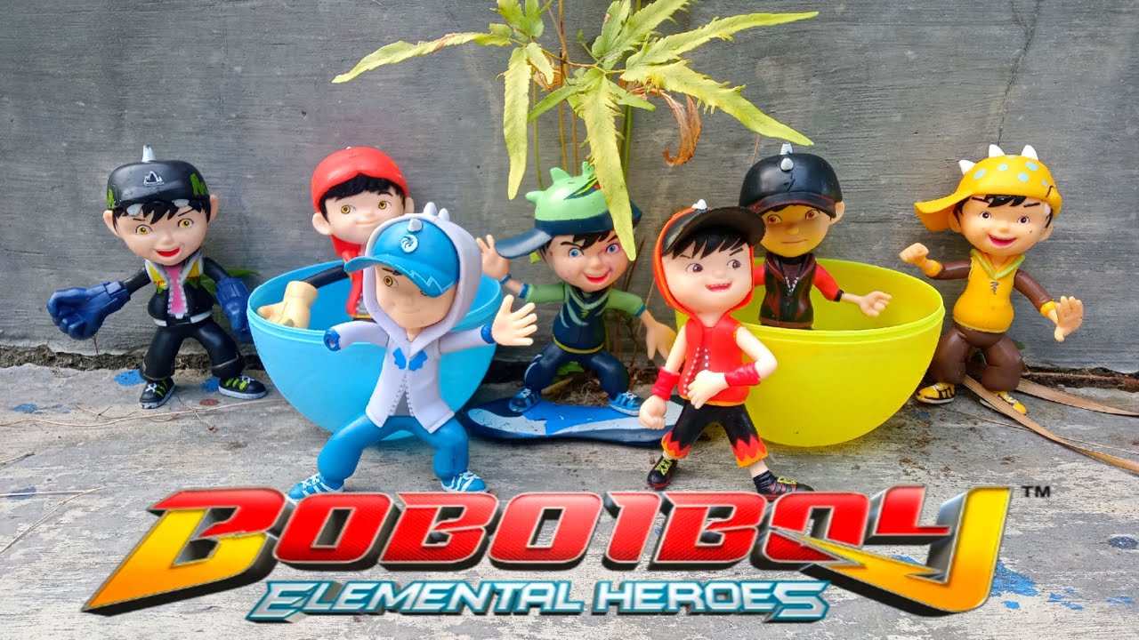 Menyelamatkan sahabat boboiboy semesta, yang terjebak dalam telur raksasa