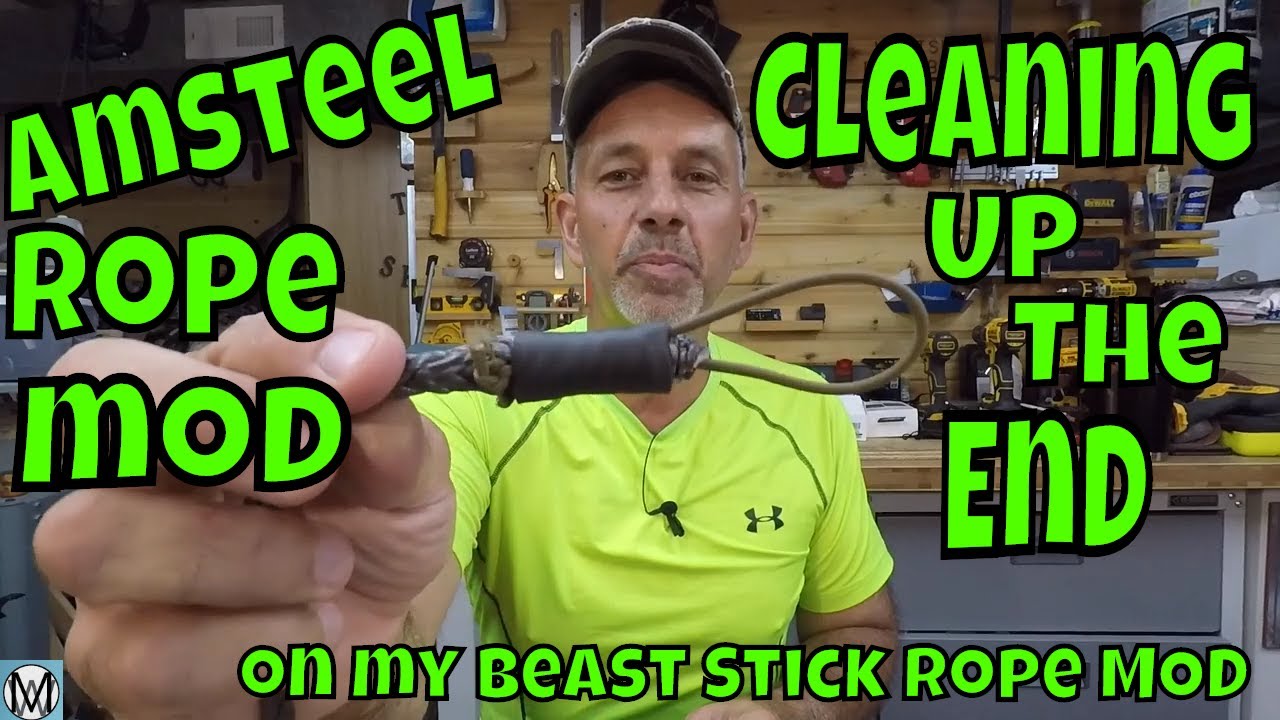 Amsteel Rope Mod / Cleaning up the end