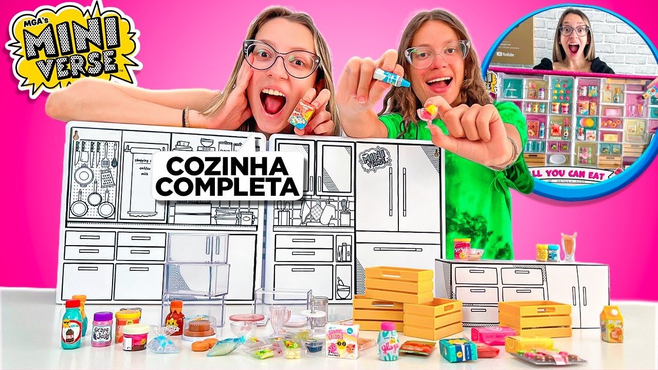 DECOREI A COLEÇÃO COMPLETA DA COZINHA MINI VERSE - GASTEI 1700 REAIS