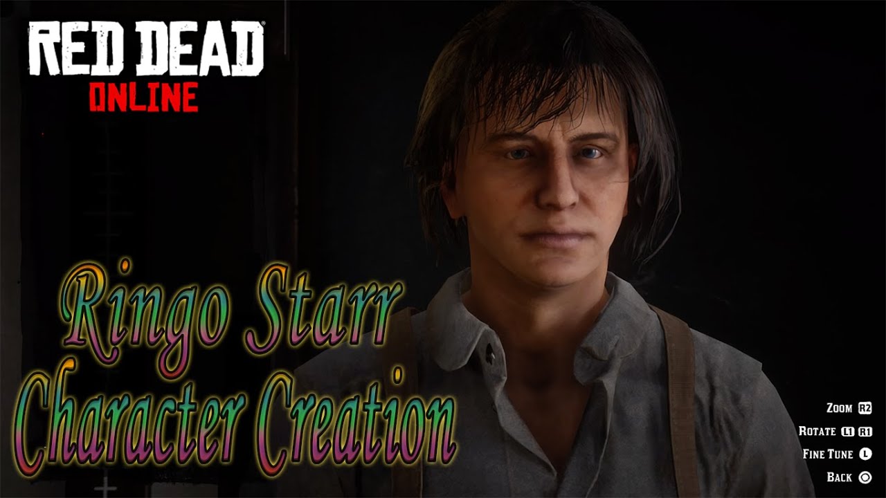 Red Dead Redemption 2 Online Ringo Starr Character Creation
