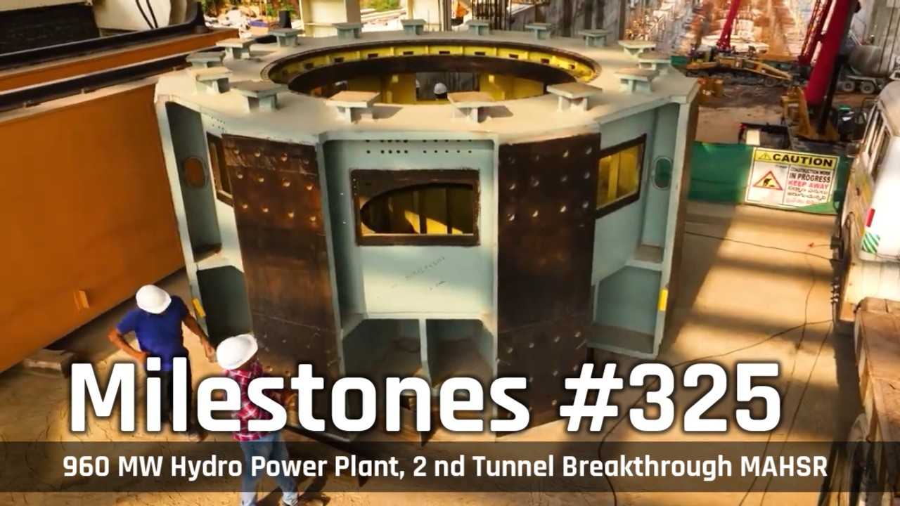 India is building lot of Industrial Plants, High Speed Rail 2 nd Tunnel Breakthrough achieved