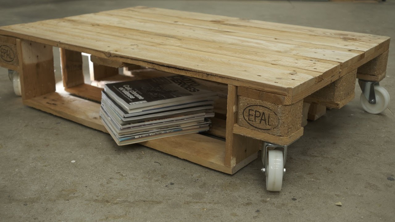Table basse en palettes. #recup #palette