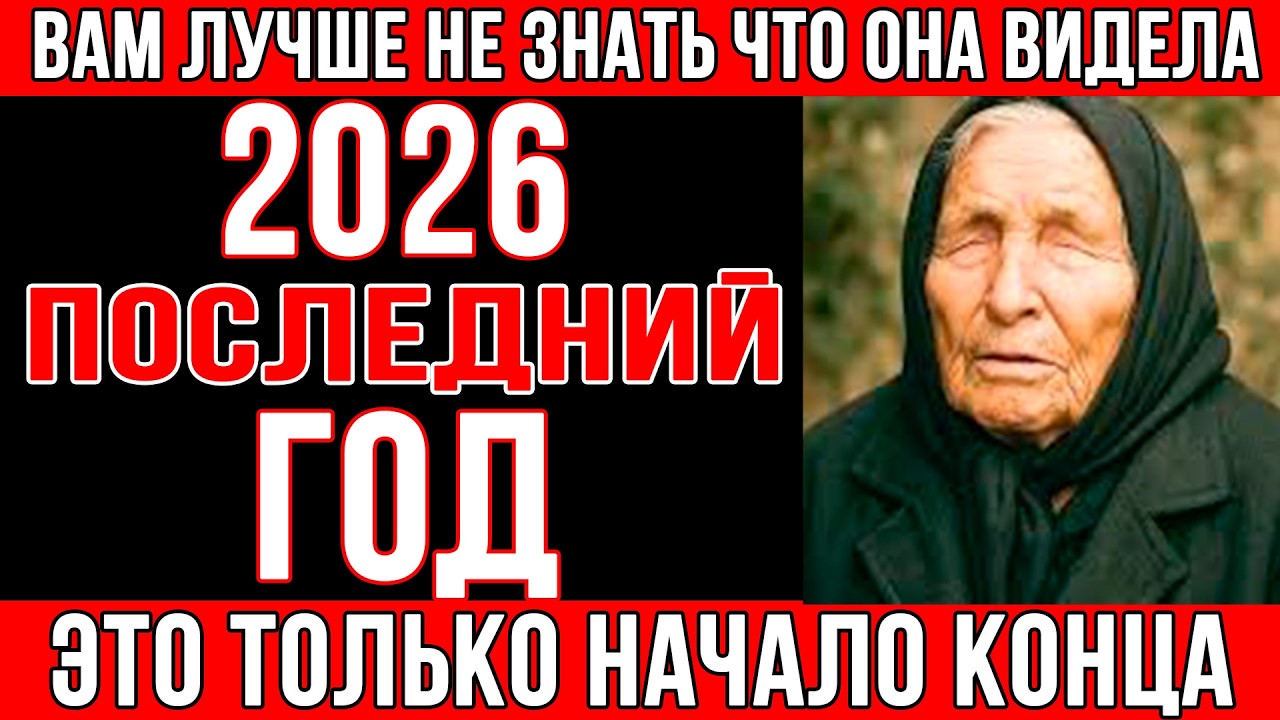 ВАНГА ПЛАКАЛА ГОВОРЯ ПРО 2026. ДВЕ ФРАЗЫ, КОТОРЫЕ ПОМЕНЯЛИ ВСЕ В ЭТОМ МИРЕ.