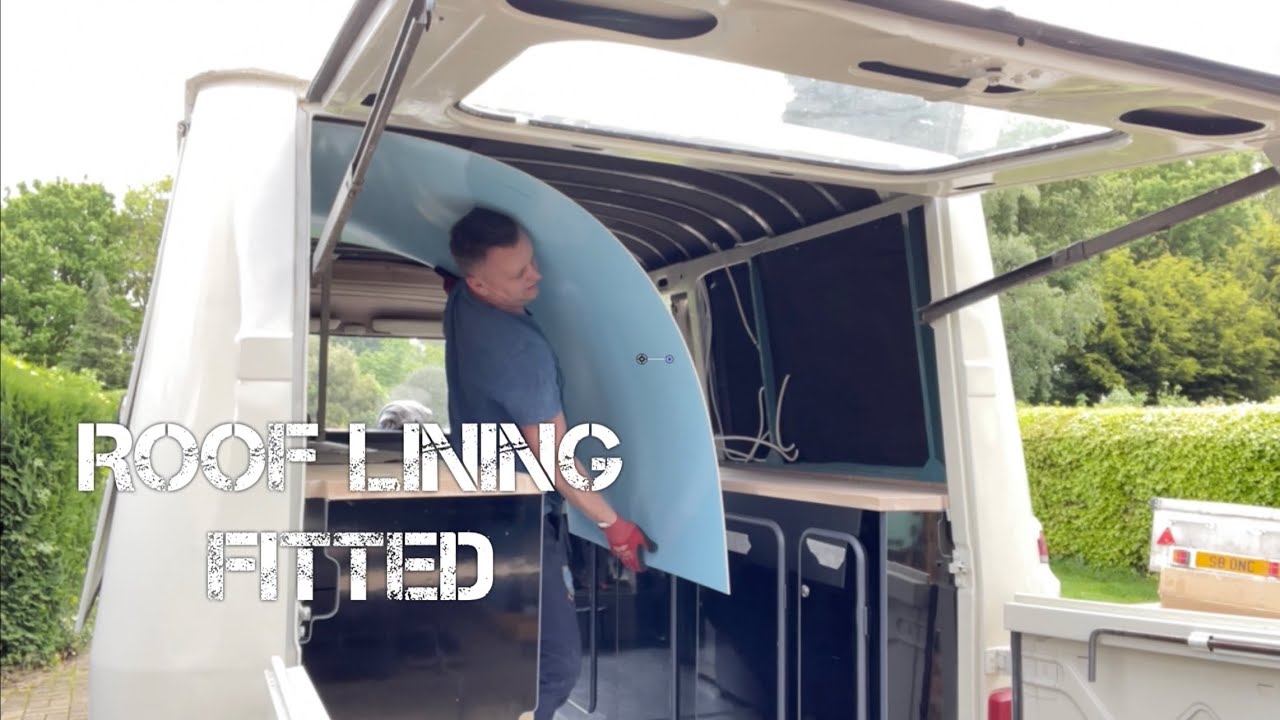 Plastic Wipeable Interior Roof Lining, Peugeot J9 Coffee Van Restoration Project Episode 28