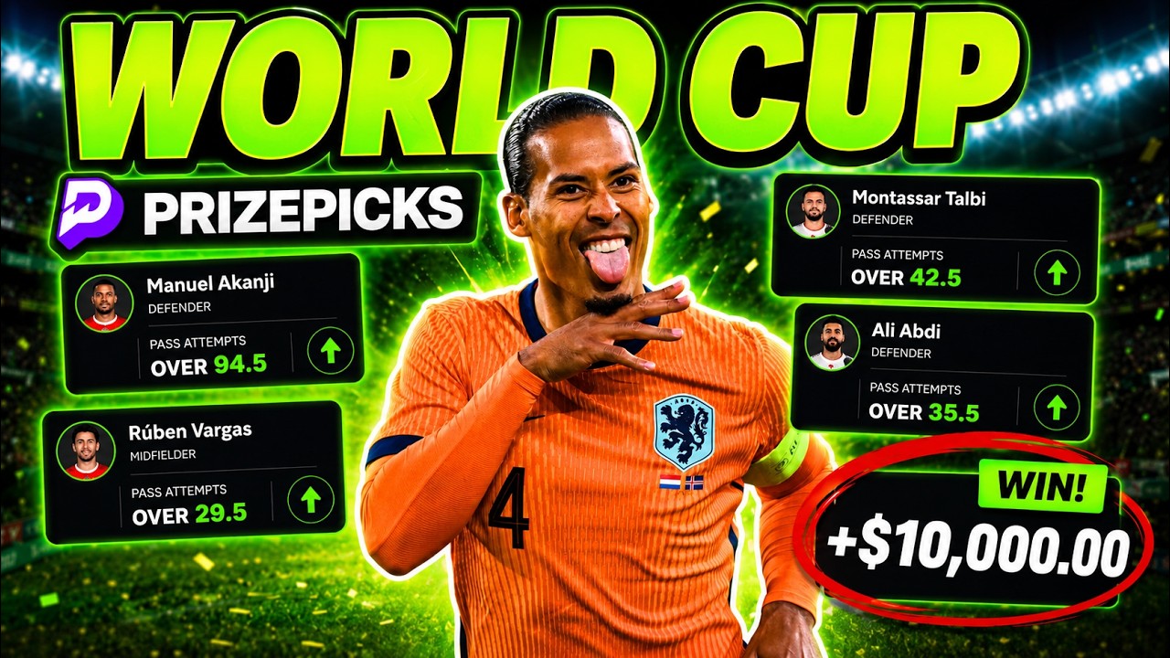 How to DOMINATE the World Cup on PrizePicks: $100,000 in Winnings! (2026 Strategy)