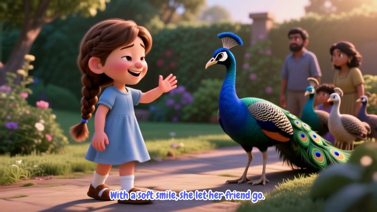 The Girl and the Peacock
