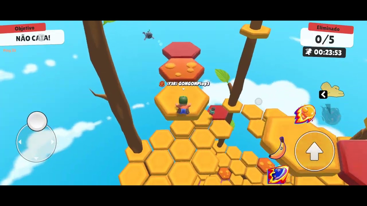Davizinho jogando stumble guys 
