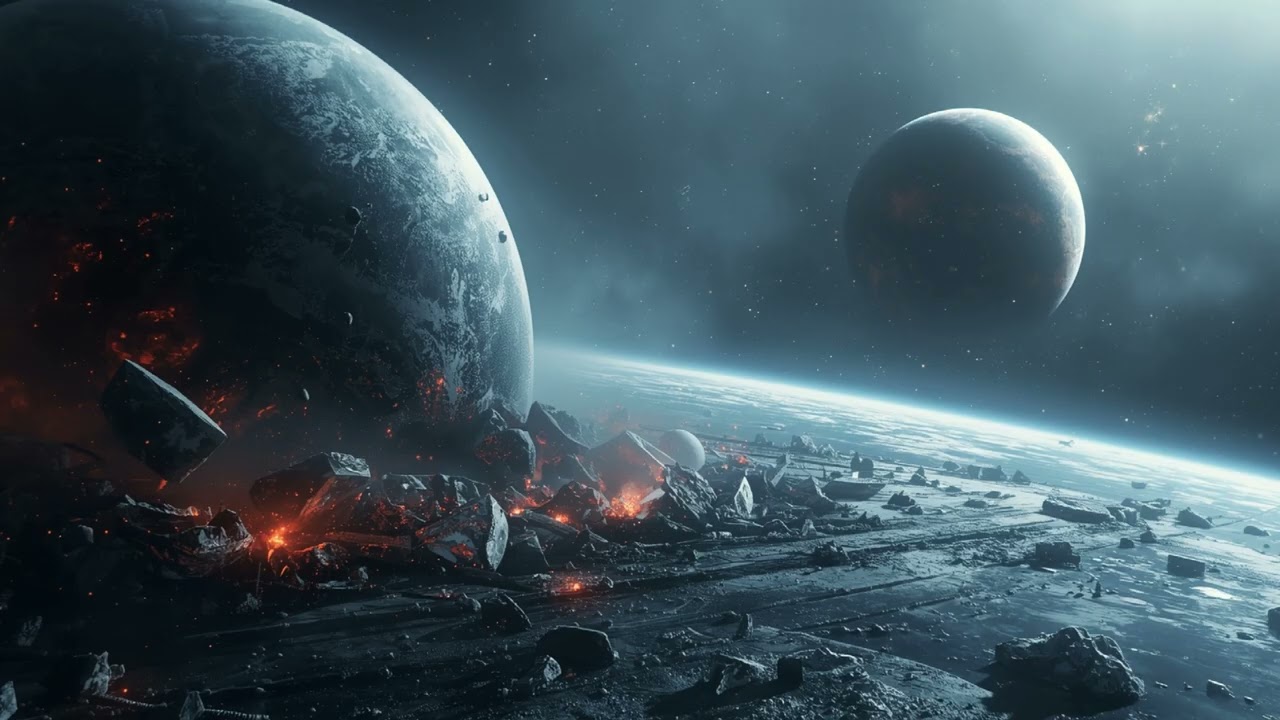 Supernova's Wake Frozen Aftermath of a Star's Death 💥 2 Hour Radiation Haze Soundscape  Scarred Wor
