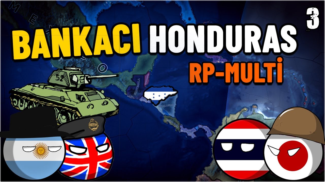 TANK NASIL İTELENİR? | HEARTS OF IRON 4 - MULTIPLAYER | HONDURAS#3