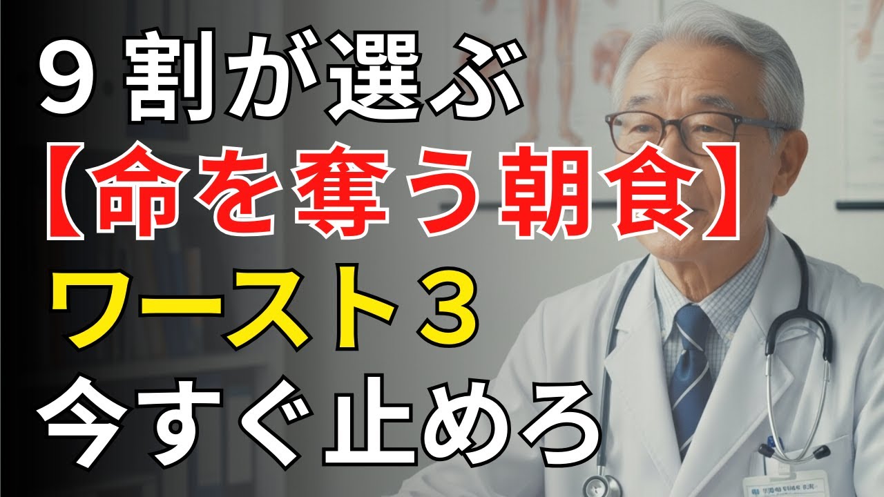朝のタンパク質不足が老化を加速する？医師が警告するサルコペニアの真実 | 医師が明かす