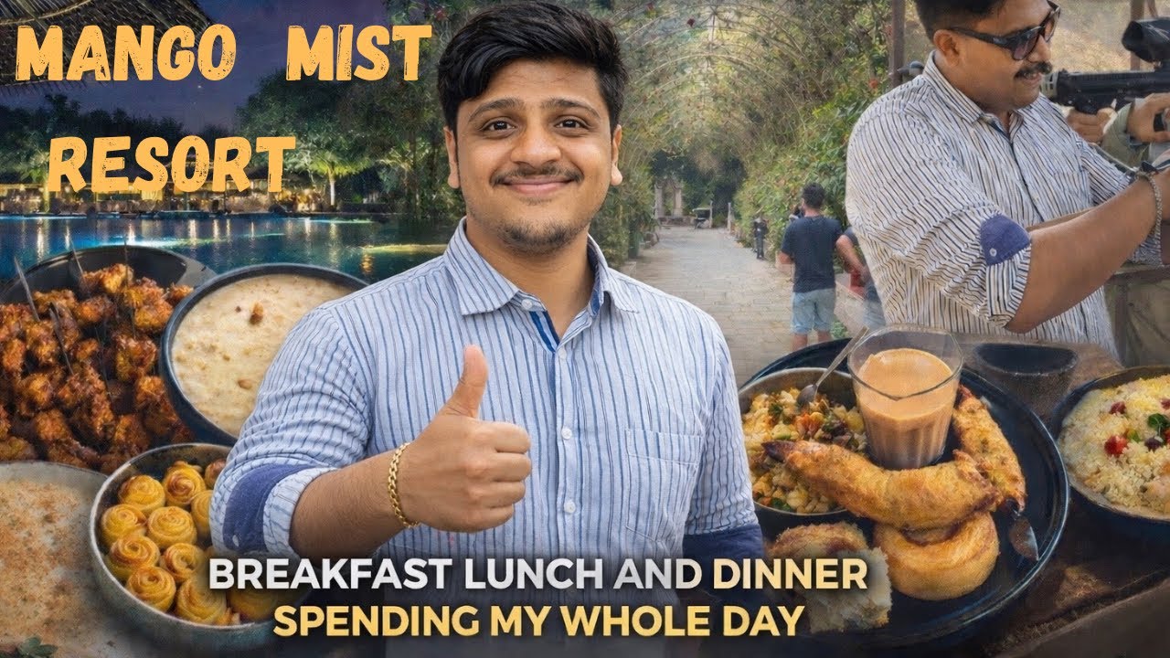 Team Outing at Mango Mist Resort | Breakfast, Lunch, High Tea & Dinner | Full Day Fun Vlog Best food