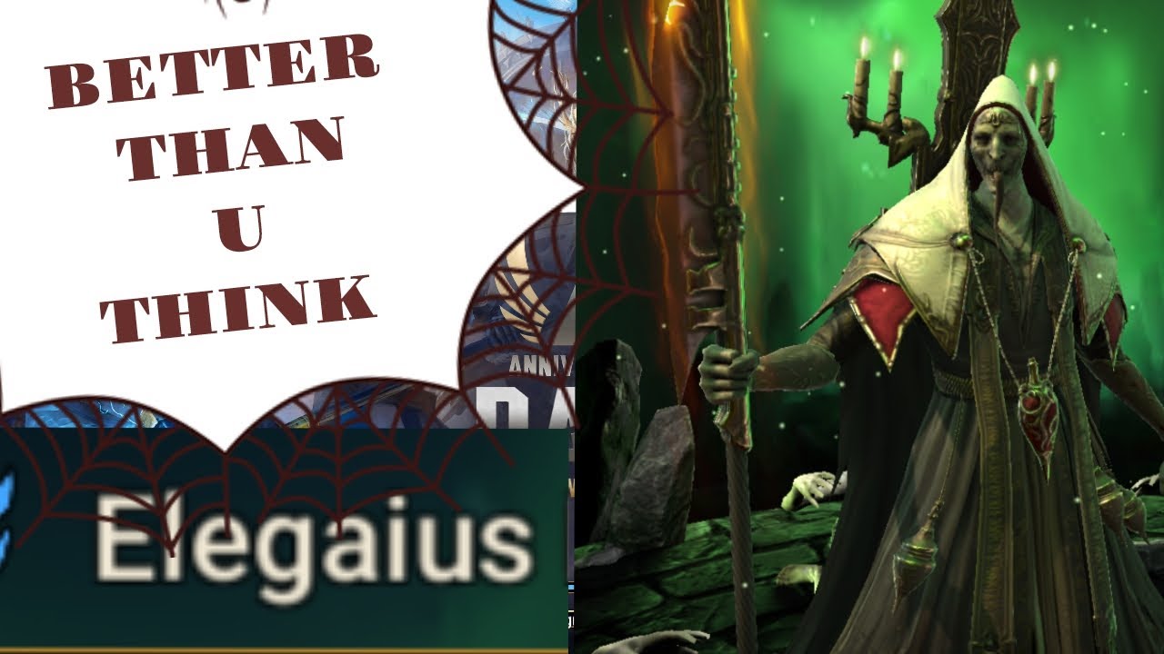 ELEGAIUS... THE MOST UNDERRATED CONTROL CHAMPION IN RAID SHADOW LEGENDS..!! HE DESERVES BETTER..