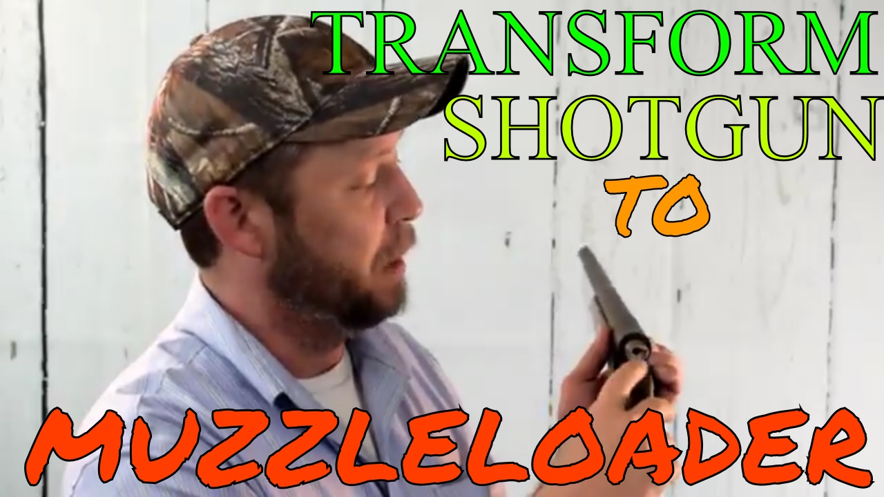 MUZZLELOADER ADAPTER FOR A 20 GAUGE SHOTGUN BY SHORT LANE GUN ADAPTERS