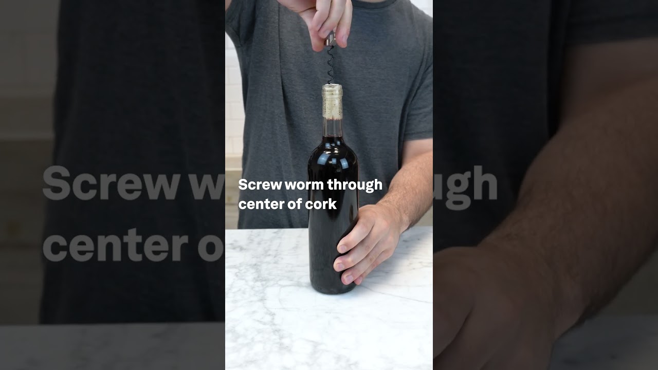 How to use The Durand Wine Opener  