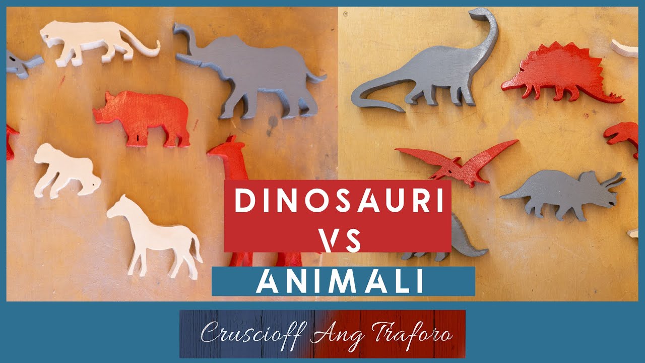 Traforo Proxxon Animali VS Dinosauri ,regalo per bambini