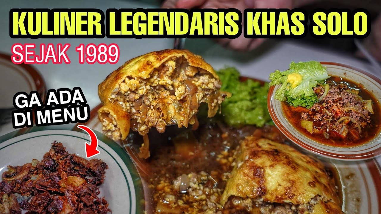 ЛЕГЕНДА!! ОЧЕНЬ ТИПИЧНАЯ КУХНЯ ДЛЯ СОЛО!! ЗДЕСЬ ЕСТЬ СКРЫТОЕ МЕНЮ!! | КУХНЯ ДЛЯ СОЛО | BESTIK DARMO