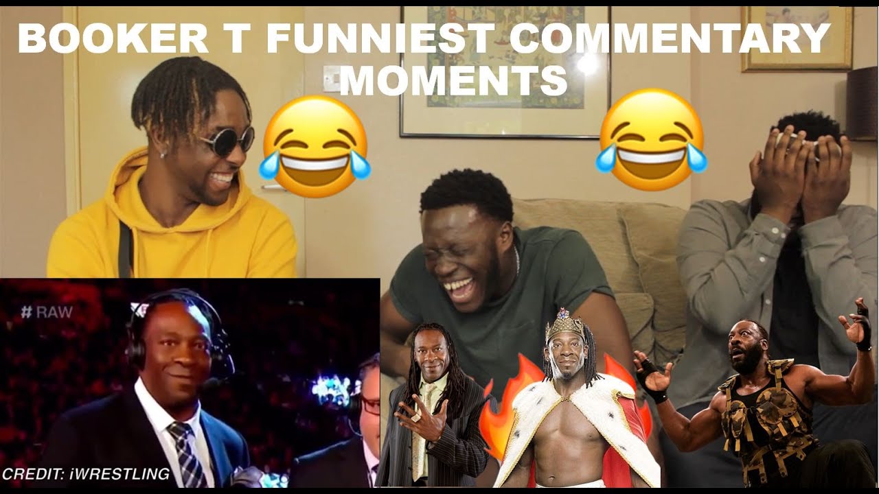 WWE: Booker T Funny Commentary Moments Part One (Hilarious Reaction)