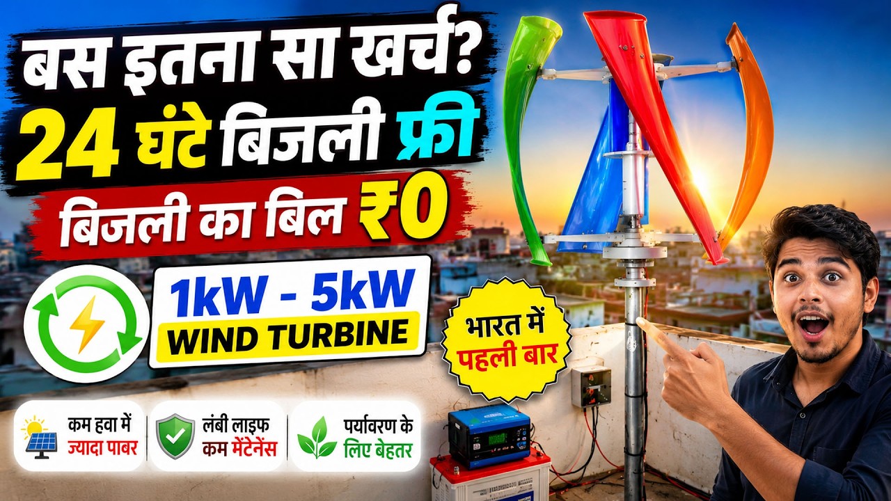 Best Wind Turbine For Home: घर पर कौन सी विंड टरबाइन लगाएं? ⚡ 1kW - 5kW Price & Review