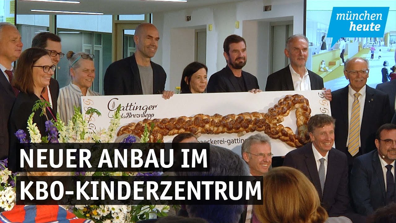 Schl&uuml;ssel&uuml;bergabe - Neuer Anbau im kbo-Kinderzentrum schafft mehr Therapiepl&auml;tze f&uuml;r Kinder
