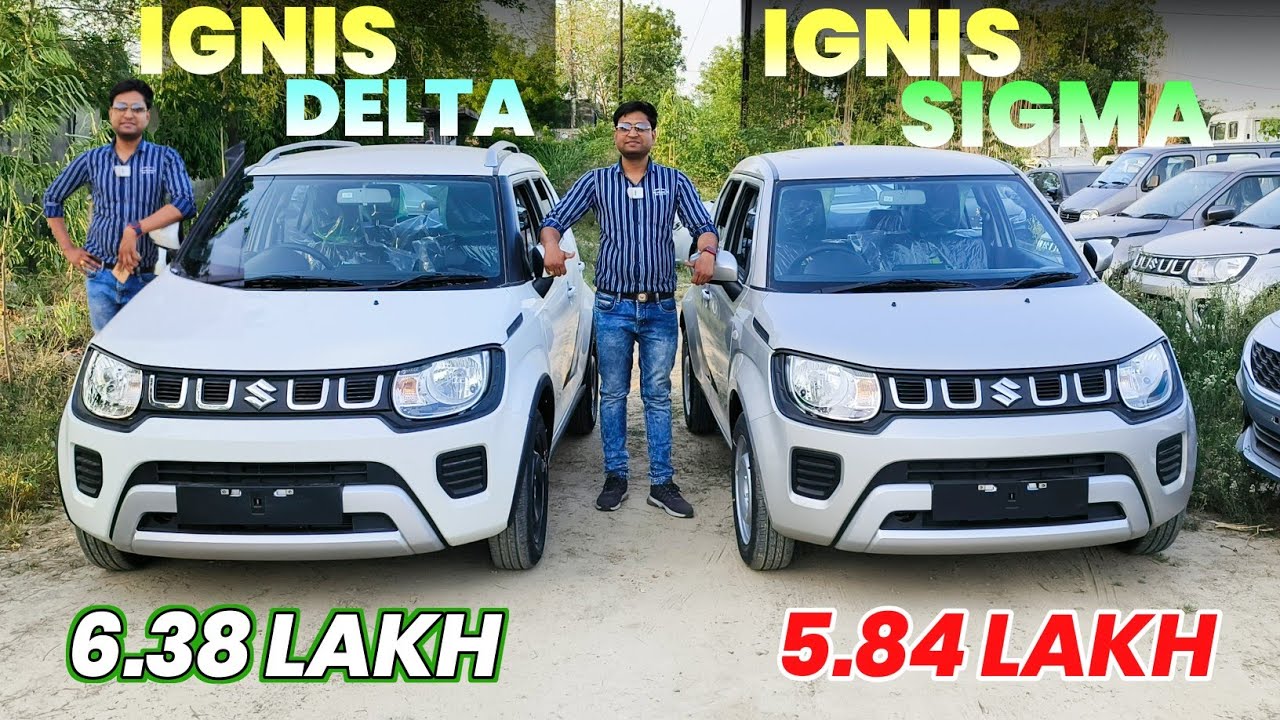 Suzuki ignis Sigma vs delta Comparison 🔥 l Ignis base model vs 2nd base model comparison l MRCars